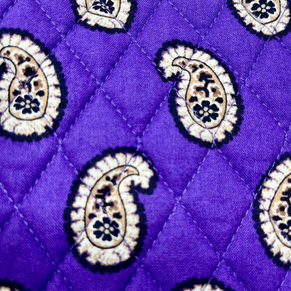 Vera Bradley Shoulder Bag NWT & NWT Matching Wristlet Simply Violet - Picture 2 of 16